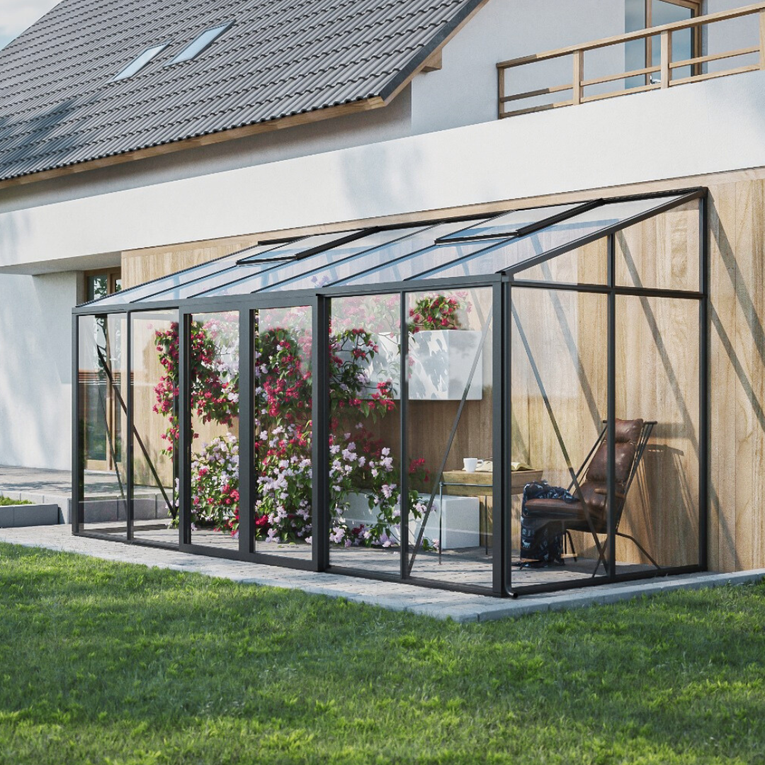 LEAN-TO-WALL greenhouse