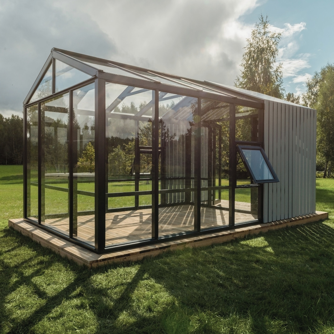 WOODEN greenhouse M2 | PREMIUM
