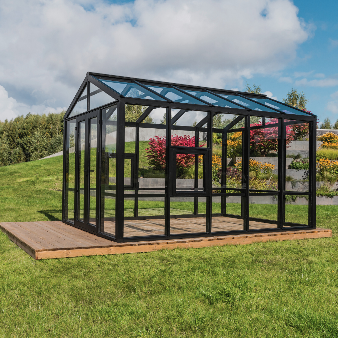 WOODEN greenhouse MODERN | PREMIUM