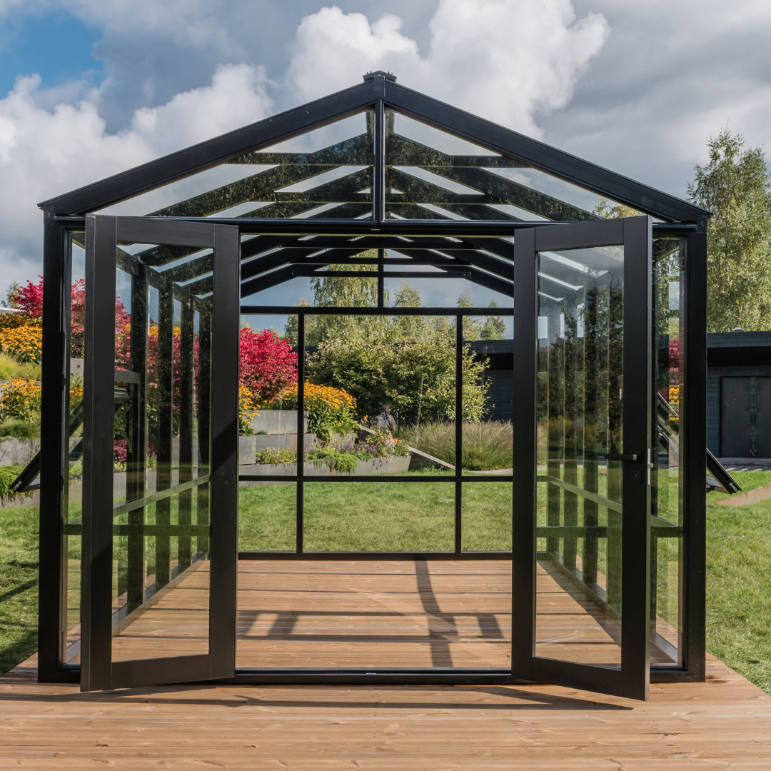 WOODEN greenhouse MODERN | PREMIUM
