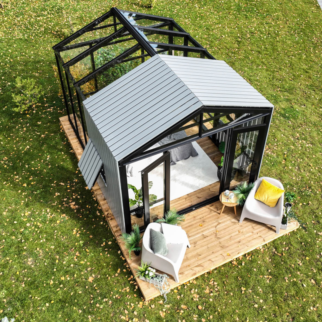 WOODEN greenhouse M1 | PREMIUM
