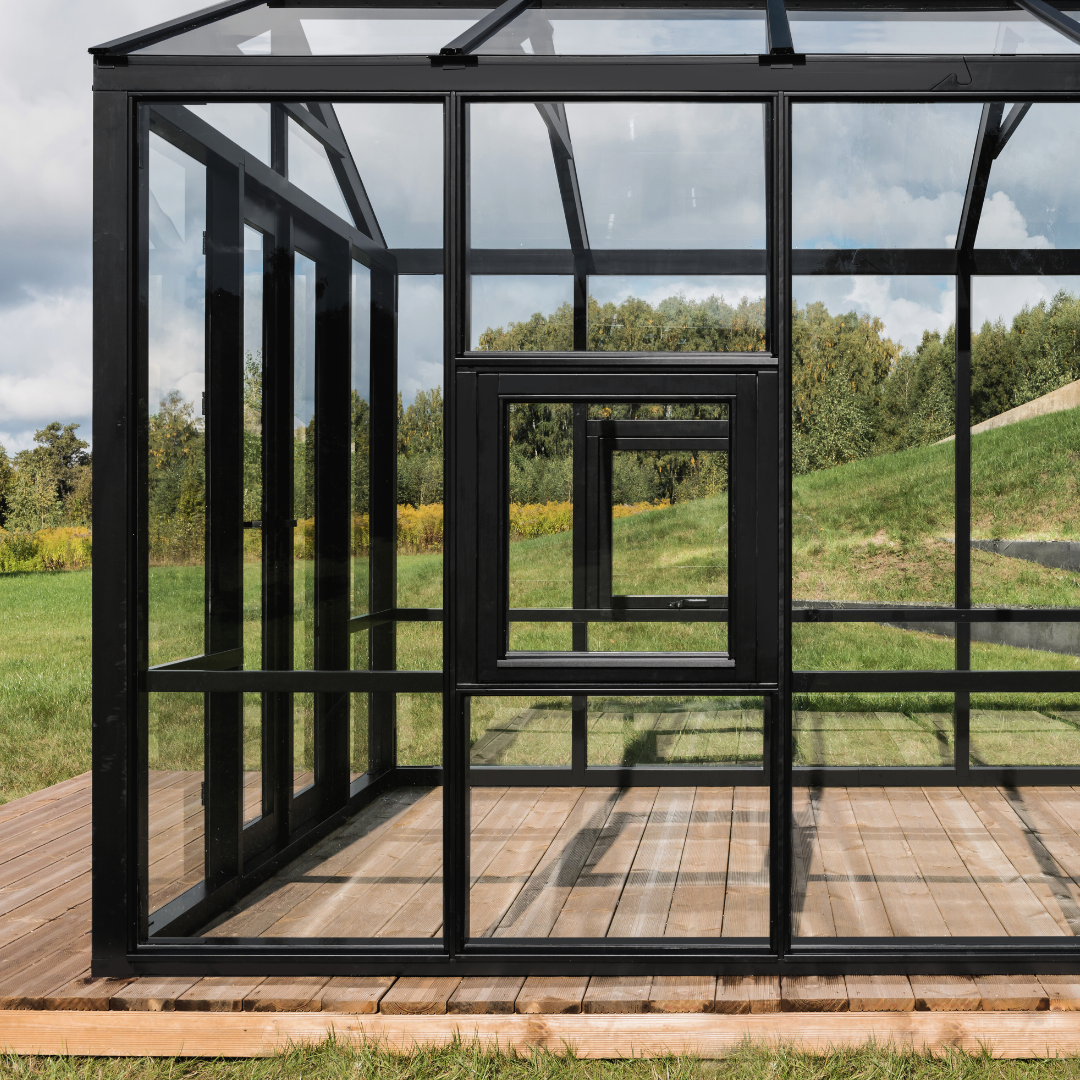 WOODEN greenhouse MODERN | PREMIUM