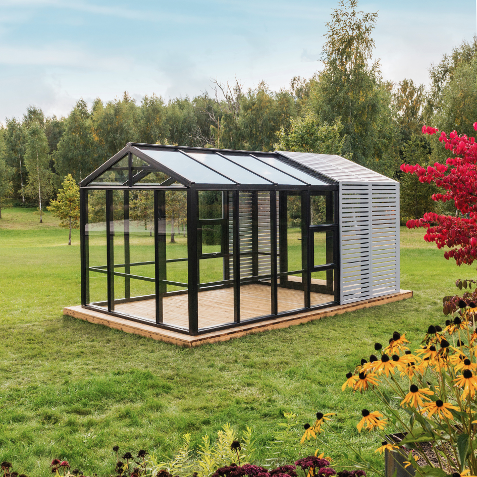 WOODEN greenhouse M4 | PREMIUM