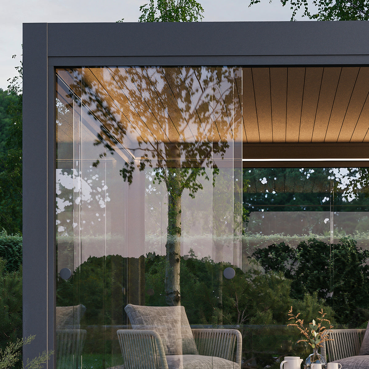 JUPA glass pergola
