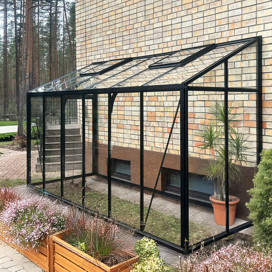 LEAN-TO-WALL greenhouse