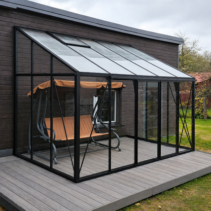 LEAN-TO-WALL greenhouse
